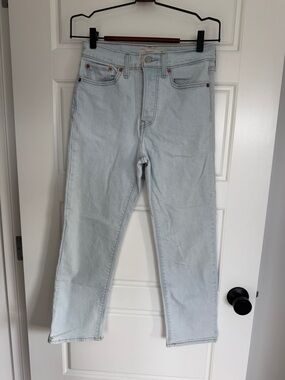 Levi's Light Blue Wedgie Straight Jeans